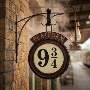 Harry Potter Hanging 9 3/4 Night Light Wall Light Decoration Lamp